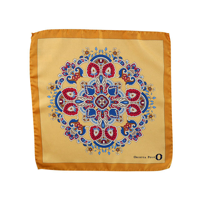 Yellow Silk Pocket Square