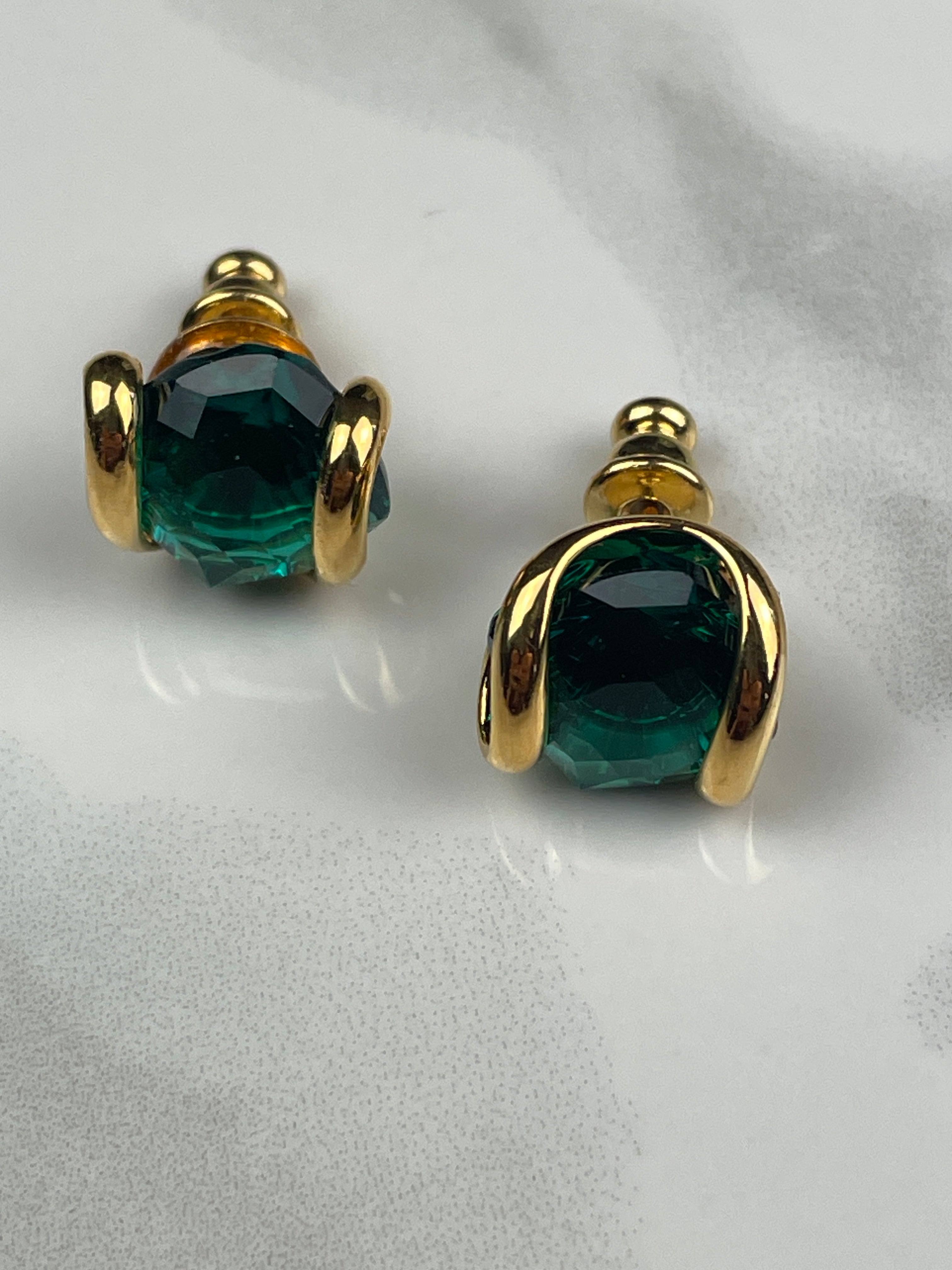 Crystal Piccolo Dorè Emerald