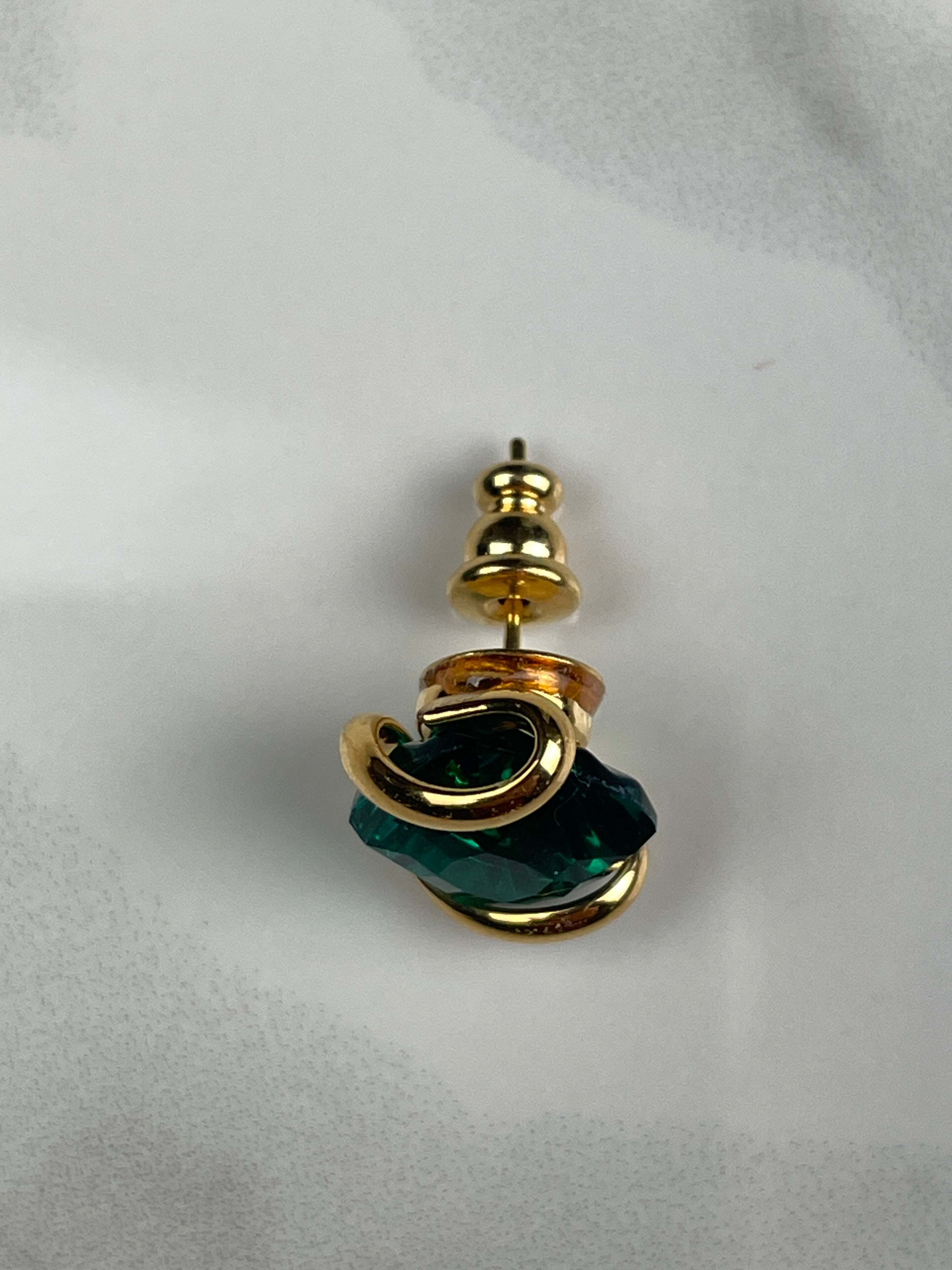Crystal Piccolo Dorè Emerald