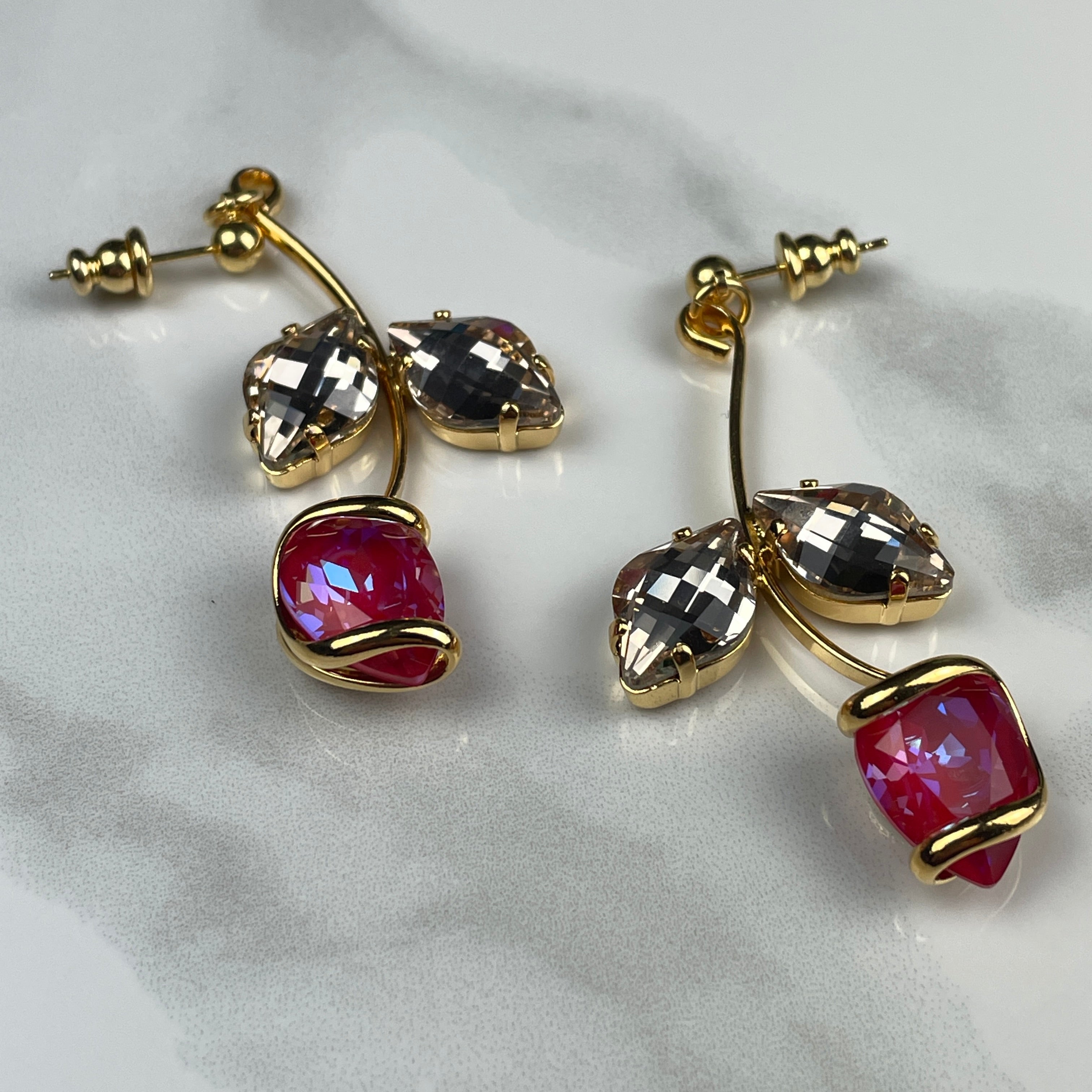 Joyful Earrings Red