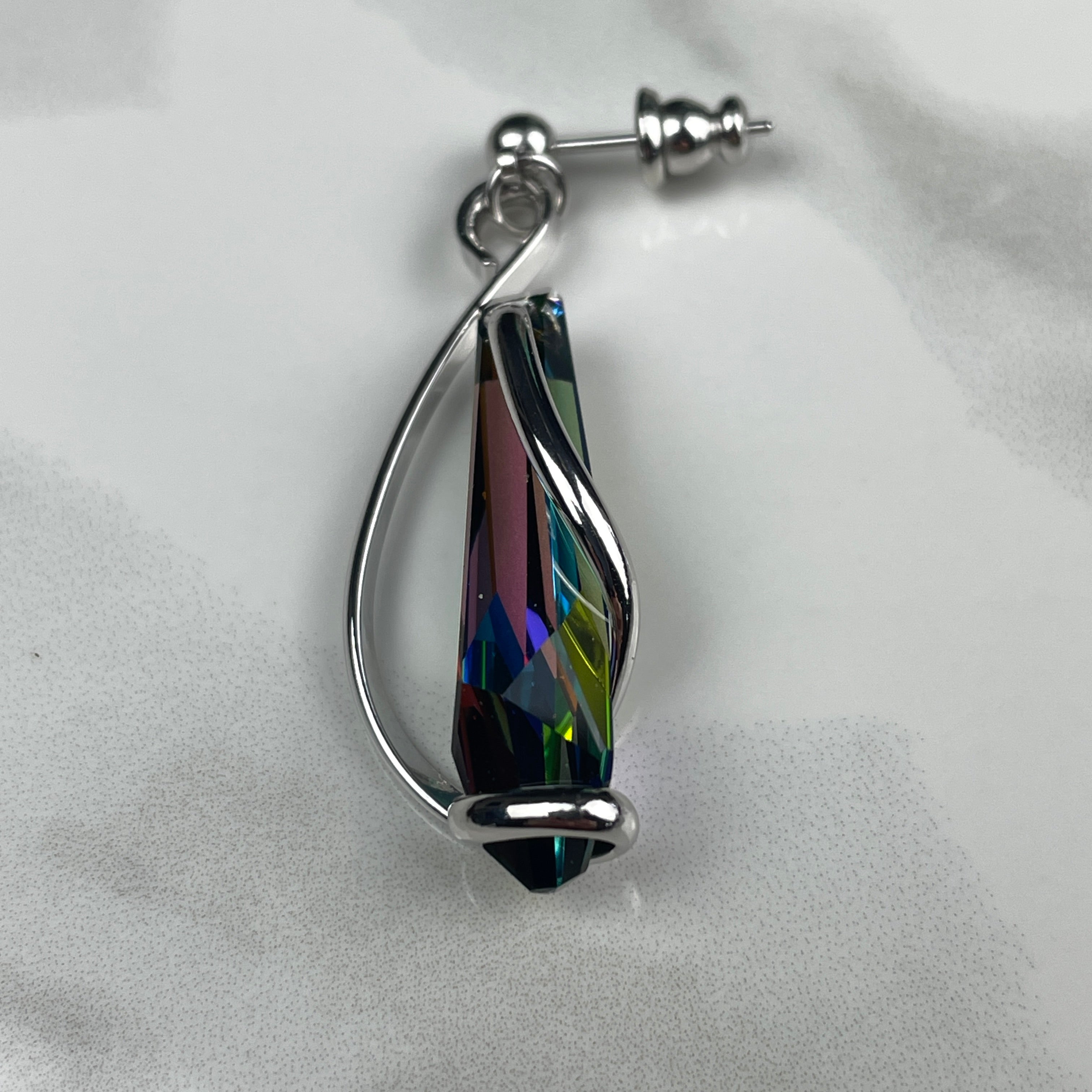 Stalattite vitral earrings