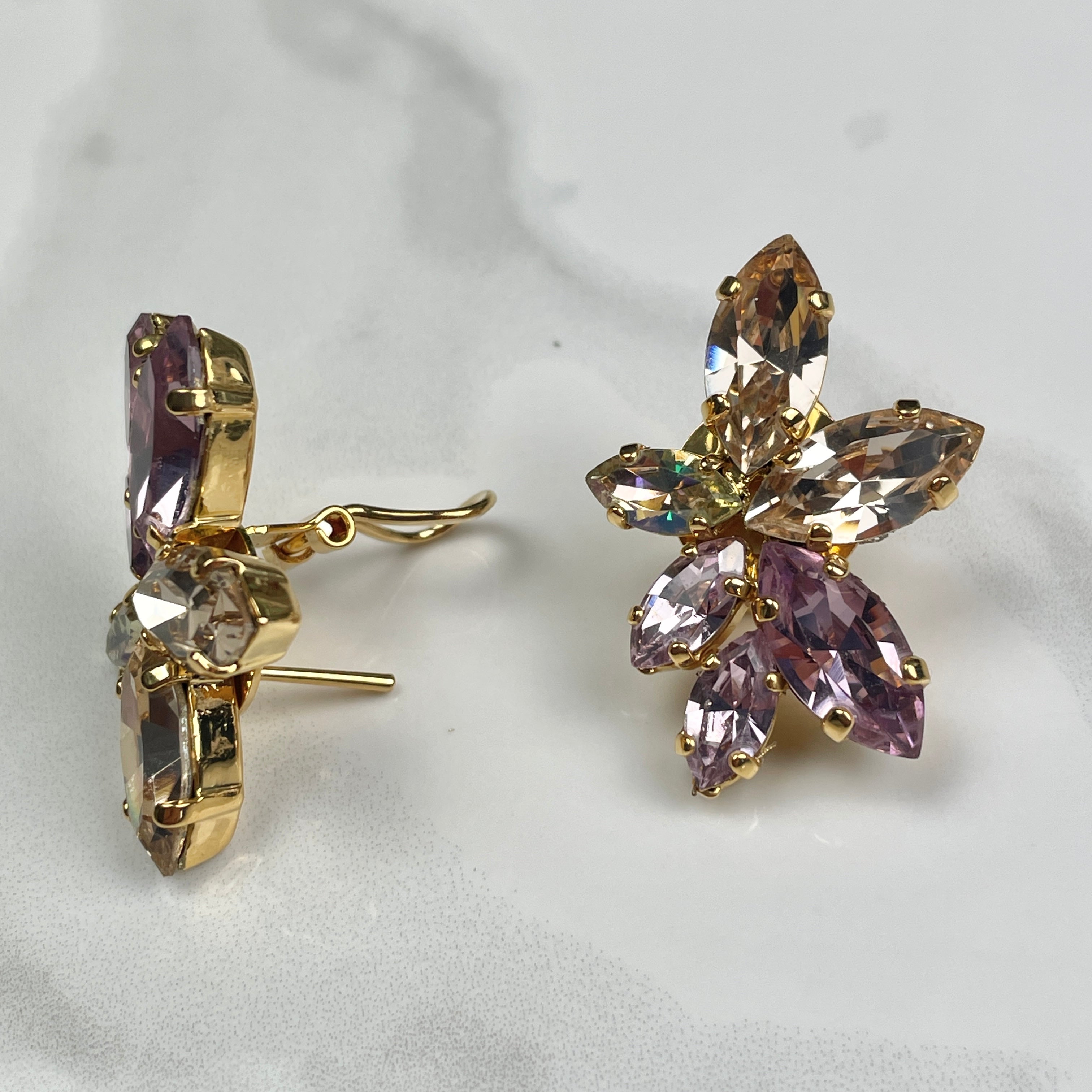 Boucles Earrings Red