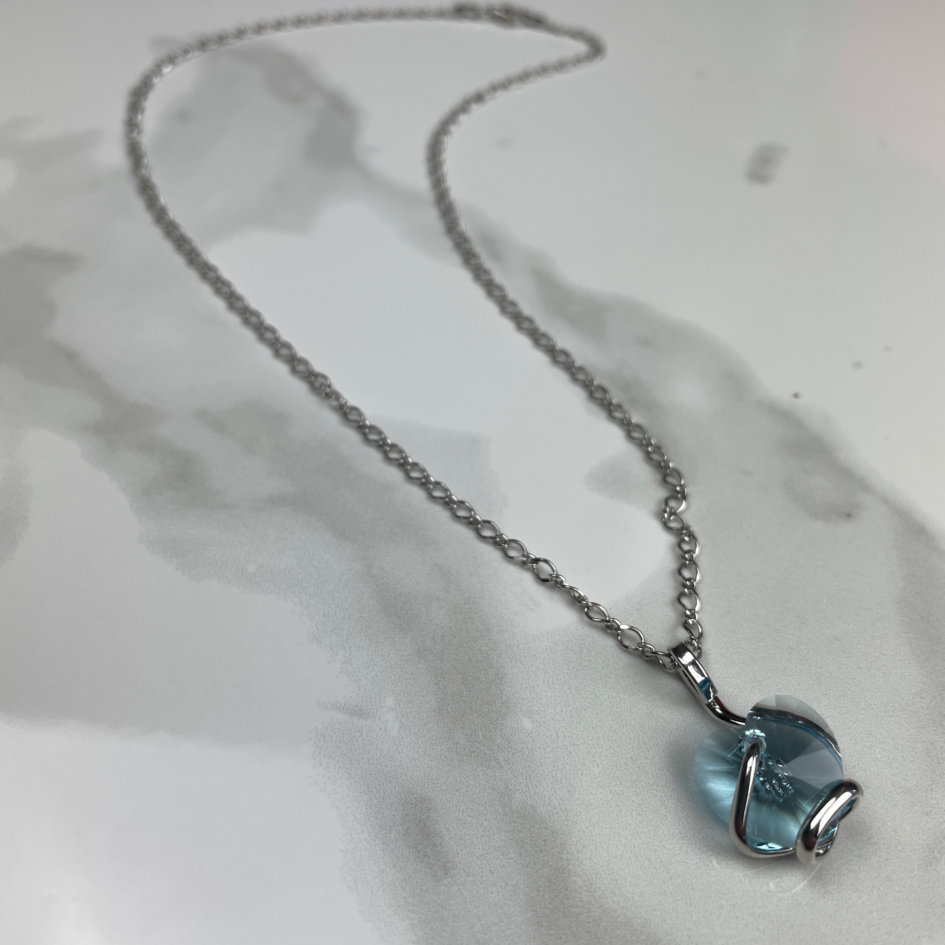 Amore Aquamarine Necklace