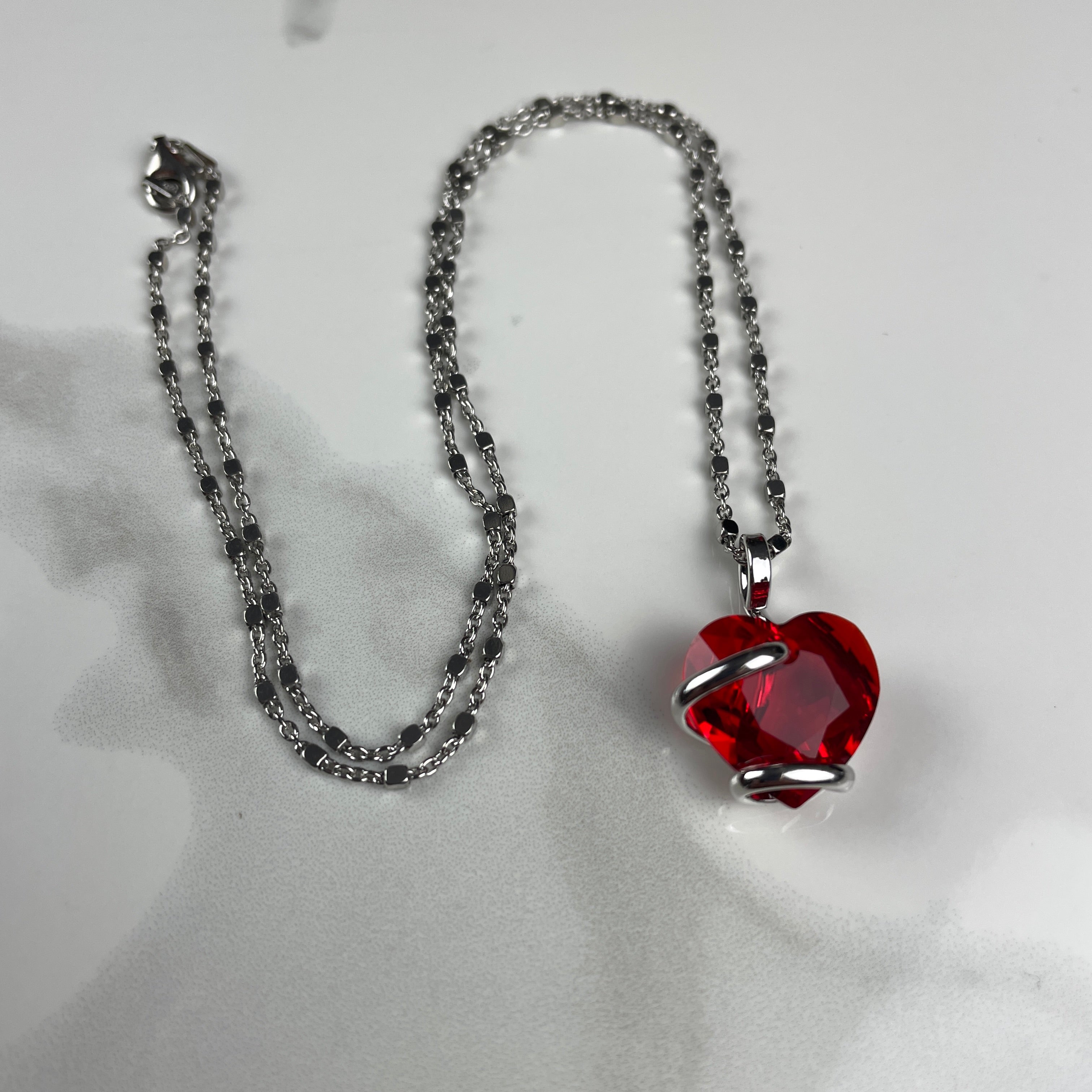 Amore Red Necklace