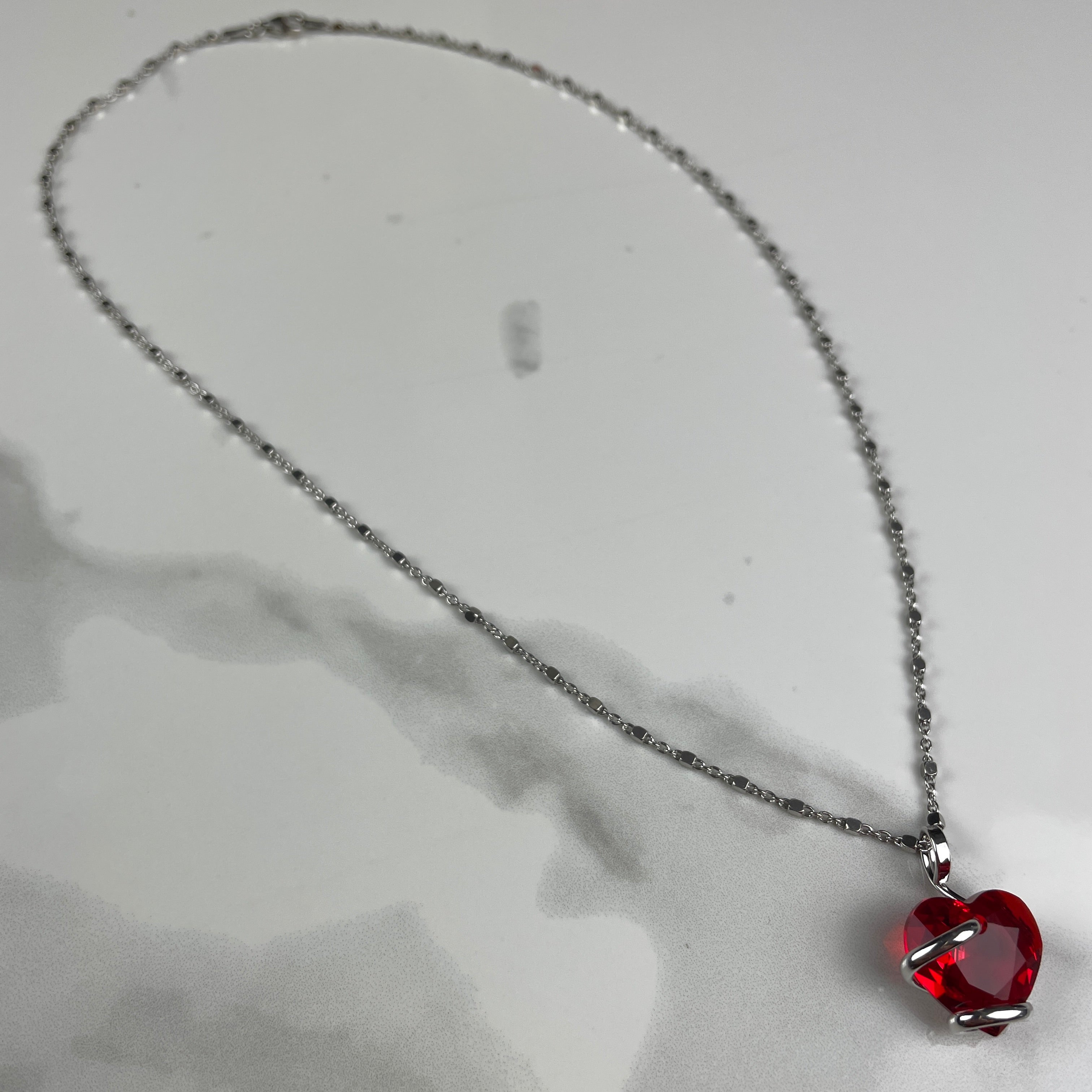 Amore Red Necklace