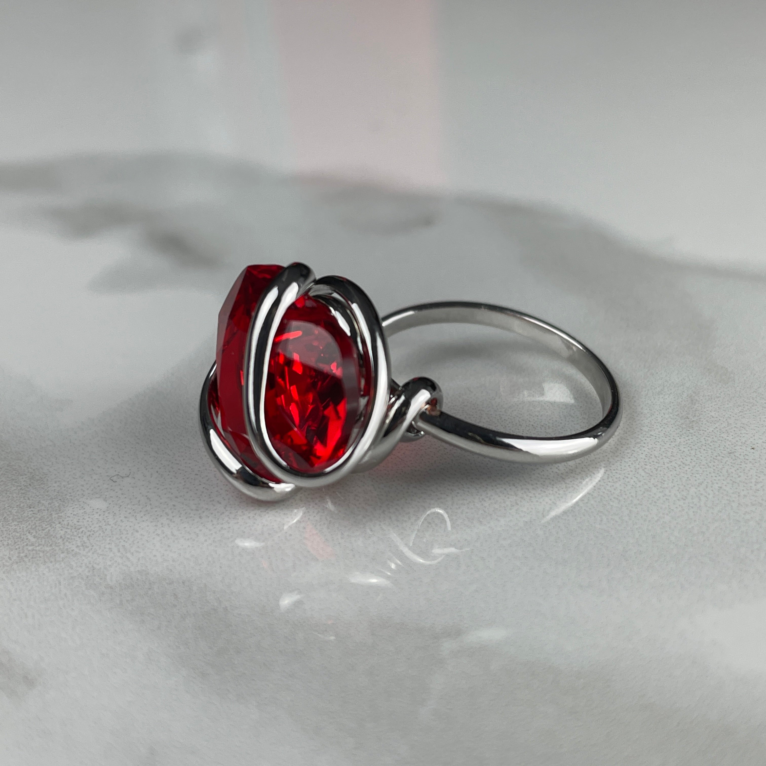 Amore Red Ring