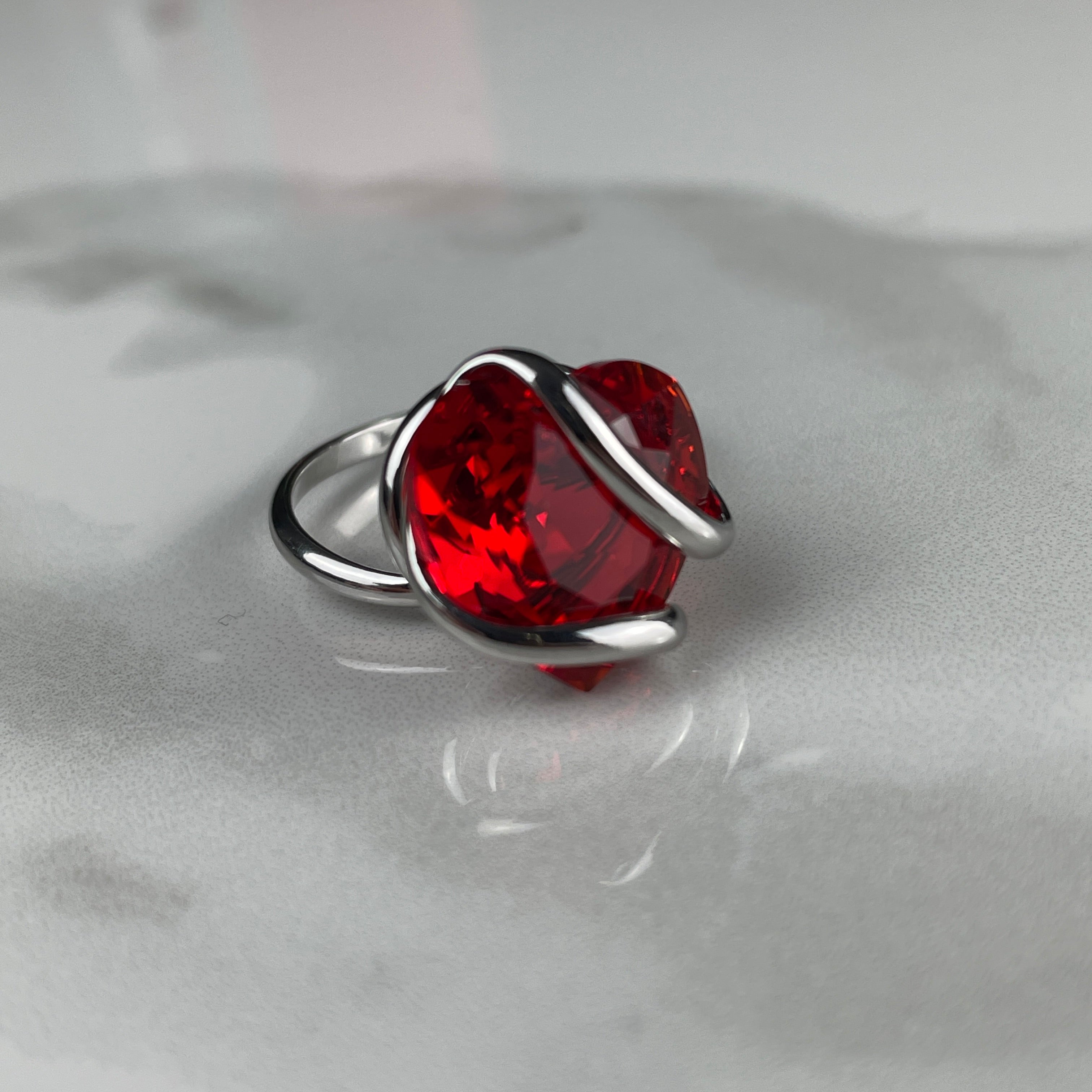 Amore Red Ring