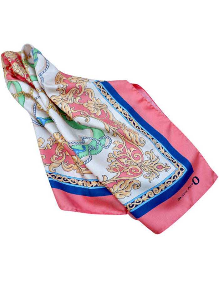 Pink Silk Scarf